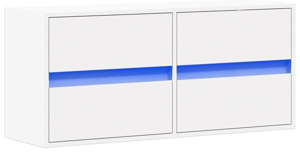 VidaXL Falra Szerelhető TV Szekrény - Fehér - 100cm