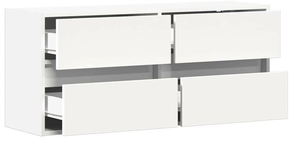 VidaXL Falra Szerelhető TV Szekrény - Fehér - 100cm