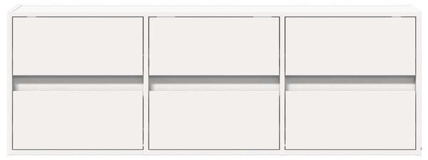 VidaXL LED-es TV Szekrény - Fehér - 130cm
