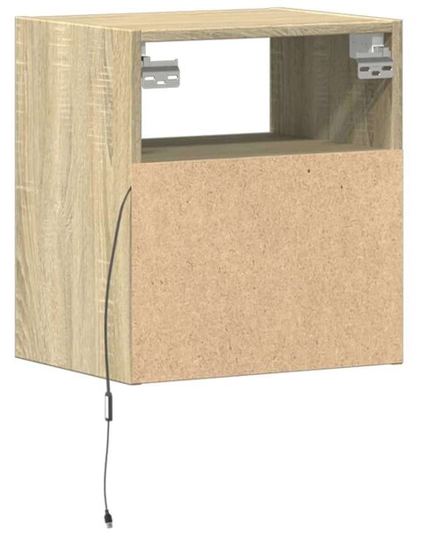 VidaXL Falra Szerelhető TV Szekrény Szett - Sonoma Tölgy - 2 db - 41x31x45 cm