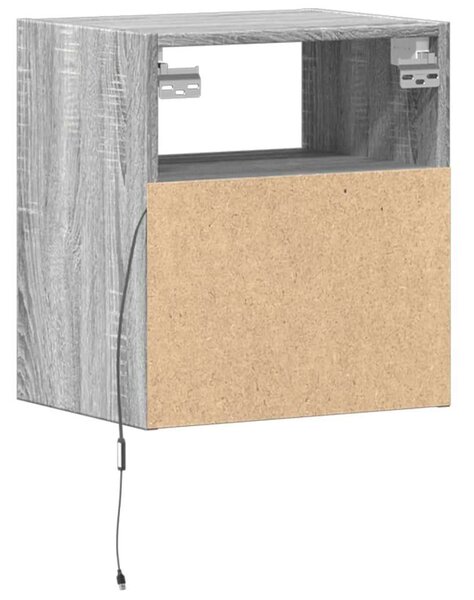 VidaXL Falra Szerelhető TV Szekrény Szett - Sonoma Szürke - 2 db - 41x31x45 cm