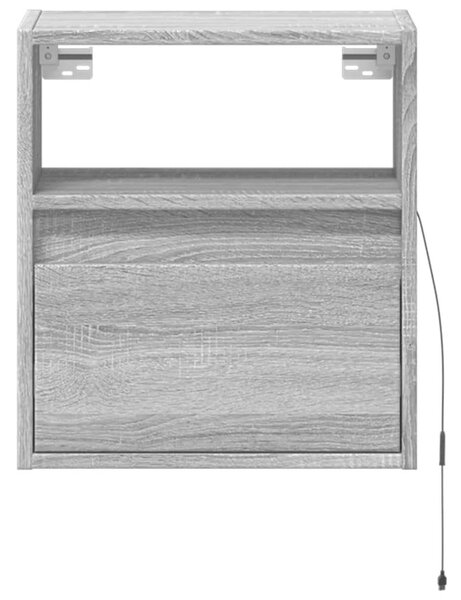 VidaXL Falra Szerelhető TV Szekrény Szett - Sonoma Szürke - 2 db - 41x31x45 cm