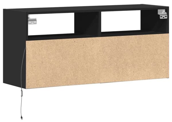 VidaXL Fali TV Szekrény - Fekete - 100x31x45 cm