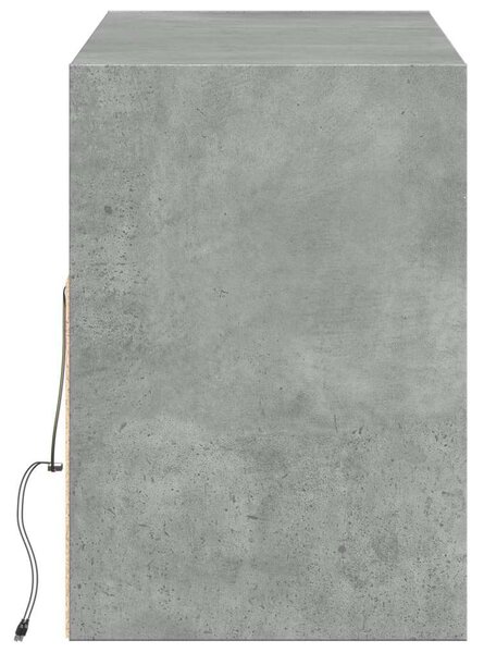 VidaXL Falra Szerelhető TV Szekrény - 130 cm - Betonszürke
