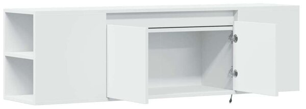 VidaXL TV-szekrény - Falra szerelhető - Fehér - 135cm
