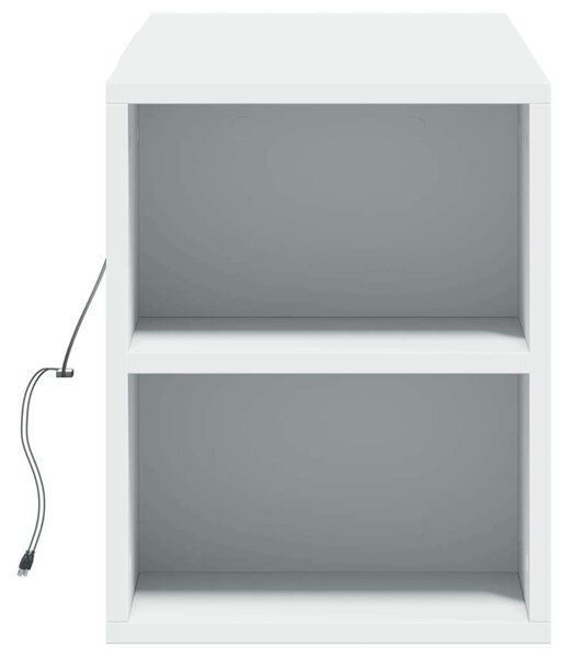 VidaXL TV-szekrény - Falra szerelhető - Fehér - 135cm