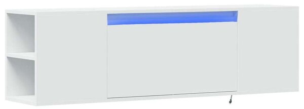 VidaXL TV-szekrény - Falra szerelhető - Fehér - 135cm
