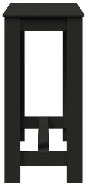 VidaXL Fekete Fa Bárasztal - 102x50x103,5 cm
