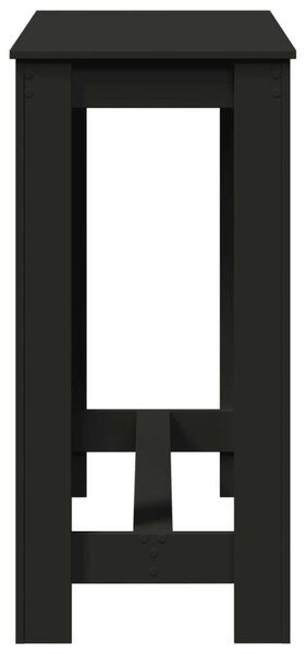 VidaXL Fekete Fa Bárasztal - 102x50x103,5 cm