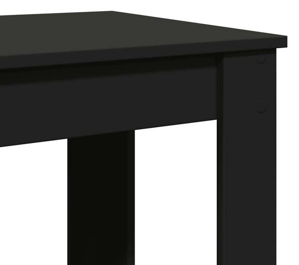 VidaXL Fekete Fa Bárasztal - 102x50x103,5 cm