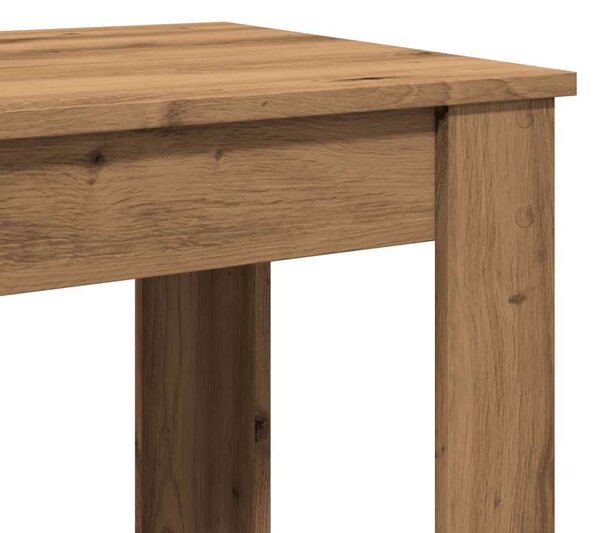 VidaXL kézműves tölgy színű szerelt fa bárasztal 102 x 50 x 103,5 cm
