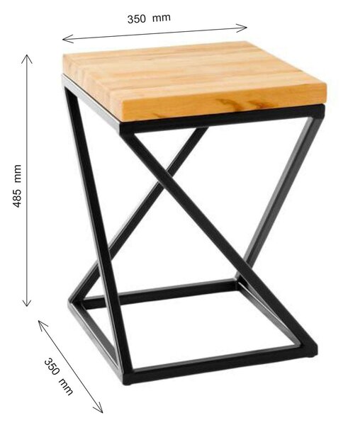 SM8 Modern Fém Szék - 485x350x350 mm