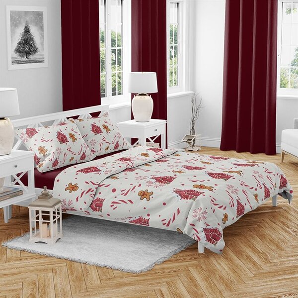 Pamut ágynemű GINGER REST fehér Ágyneműhuzat mérete: 70 x 90 cm | 140 x 200 cm