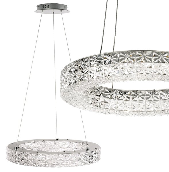 LED lámpa MS004-CP 40cm CHROME