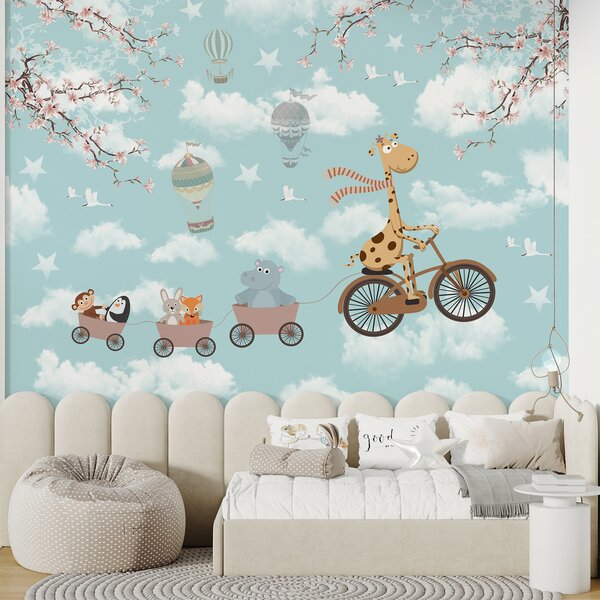 Fotótapéta Hőlégballon az égen, Modern fotótapéta, Modern fotótapéta, u41137 - Muralas.hu