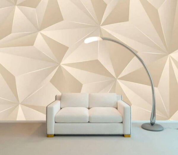 Fotótapéta Geometrikus minta texturált fazettákkal, Modern fotótapéta, Modern fotótapéta, u42449 - Muralas.hu