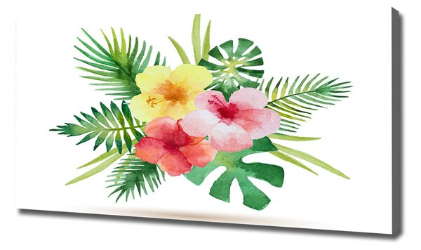 Egyedi vászonkép Hawaii virágok