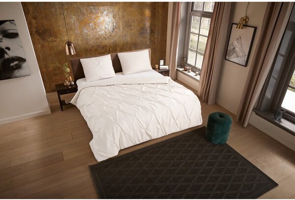 Krémszínű kétszemélyes hosszabbított mikroszálas ágyneműhuzat 200x220 cm Pure Elegance – Good Morning