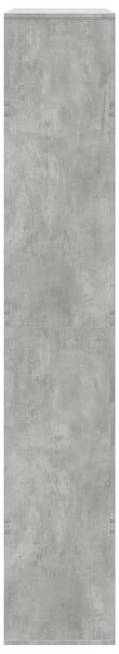 VidaXL betonszürke szerelt fa könyvespolc 100 x 33 x 187,5 cm