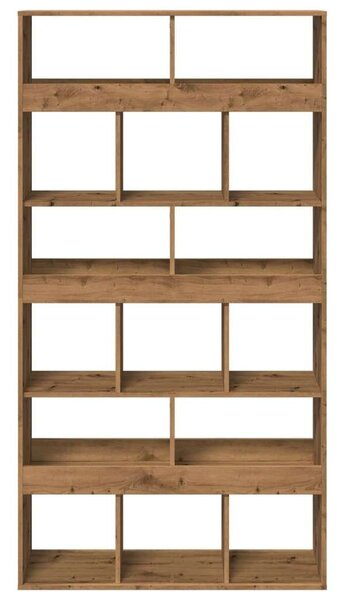 Fa Könyvespolc - 15 Rekeszes - 100x33x187,5 cm