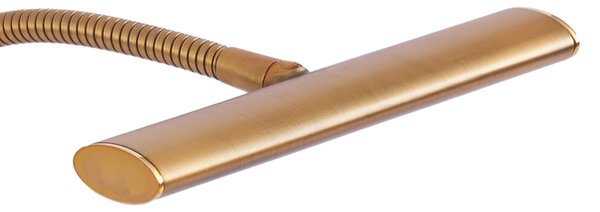 Art Deco asztali lámpa bronz LED-del - Tableau