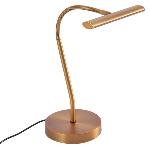 Art Deco asztali lámpa bronz LED-del - Tableau