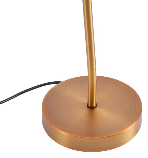 Art Deco asztali lámpa bronz LED-del - Tableau