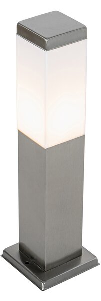 Modern kültéri lámpa 45 cm acél foglalattal IP44 - Malios