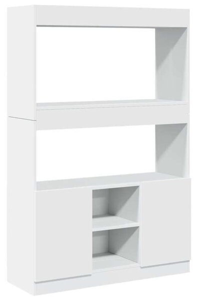 VidaXL Fehér Fa Magasszekrény - 92x33x140 cm