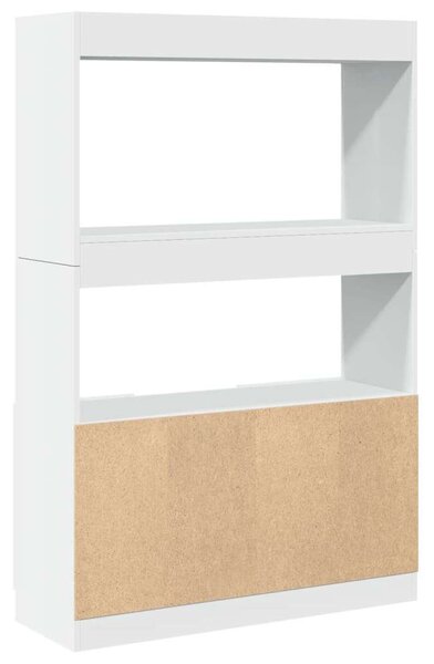 VidaXL Fehér Fa Magasszekrény - 92x33x140 cm