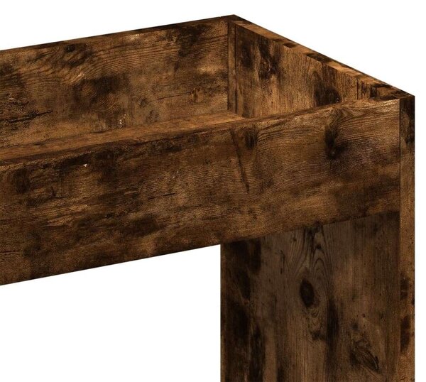 VidaXL füstös tölgy színű szerelt fa magasszekrény 92 x 33 x 180 cm