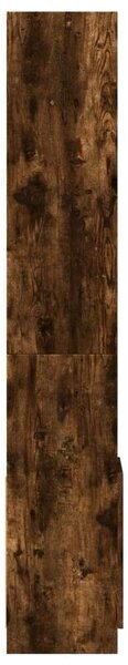 VidaXL füstös tölgy színű szerelt fa magasszekrény 92 x 33 x 180 cm