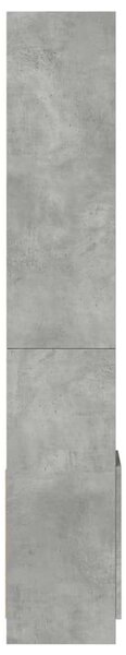 VidaXL Polcrendszer - Betonszürke - 92x33x180 cm