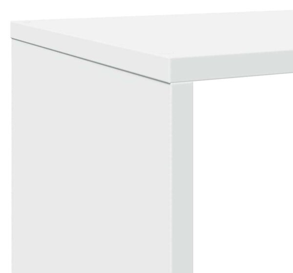 VidaXL Fehér Könyvespolc - 12 Rekeszes - 132x29x141,5cm
