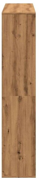 Fa Könyvespolc - 12 Rekeszes - 132x29x141,5 cm