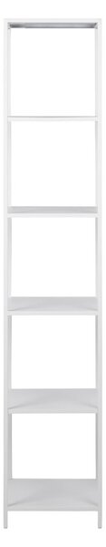 Newcastle fehér fém könyvespolc, magasság 180,6 cm - Actona