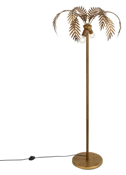 Vintage állólámpa arany 156 cm 2-lámpás - Botanica