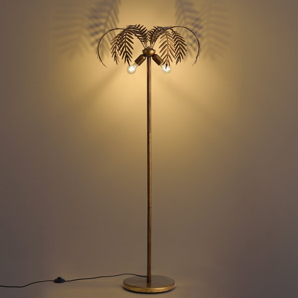 Vintage állólámpa arany 156 cm 2-lámpás - Botanica