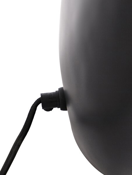 Design asztali lámpa fekete aranyszínű belsővel 36 cm - Cova