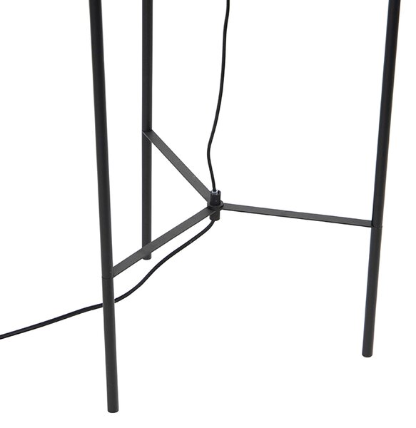 Design állólámpa fekete füstüveggel - Bliss