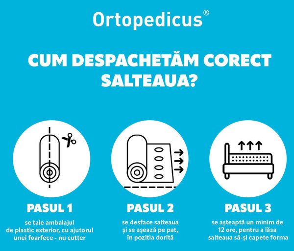 Ortopedicus Bio Pamut Memória Matrac 90x200 cm