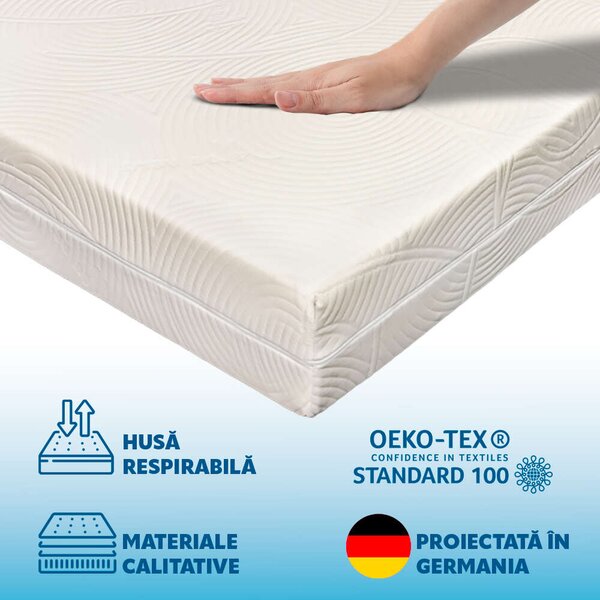 Ortopéd Memóriahabos Matrac Aloe Vera - 160x200 cm