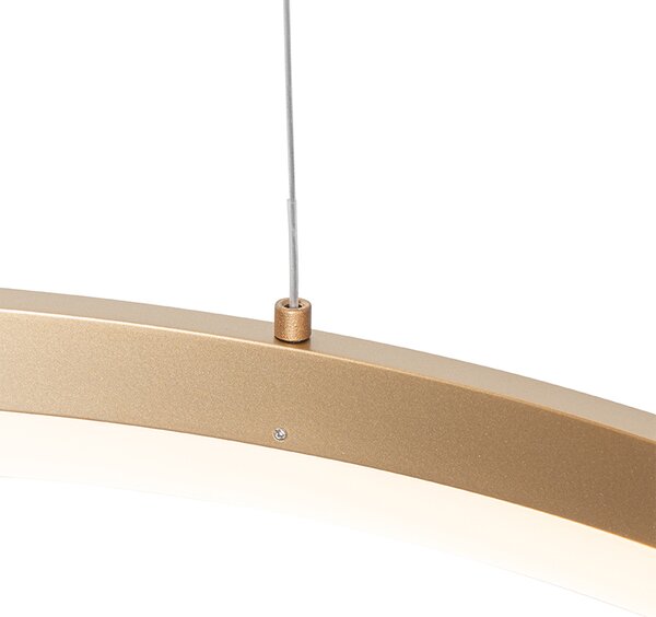 Design lógólámpa arany 60 cm beépített LED-del, 3 fokozatú fényerőszabályzóval - Anello