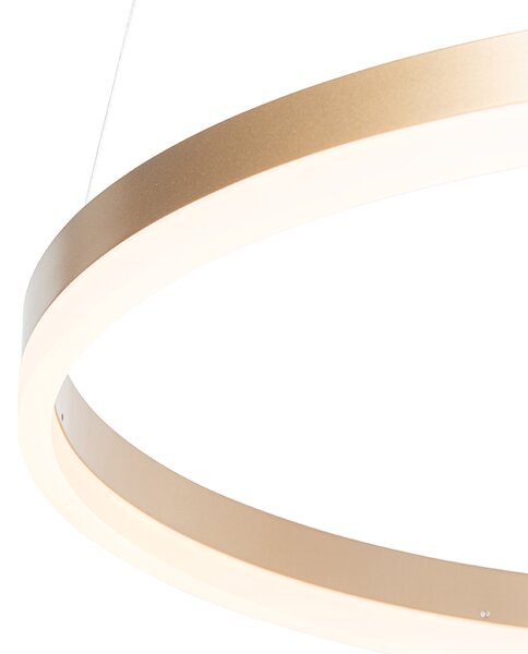 Design lógólámpa arany 60 cm beépített LED-del, 3 fokozatú fényerőszabályzóval - Anello