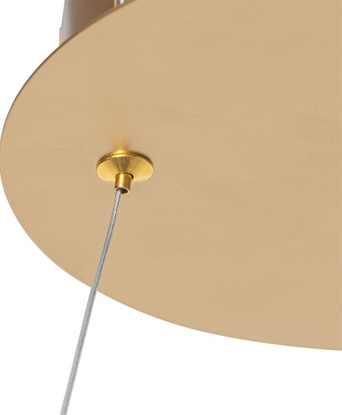 Design lógólámpa arany 60 cm beépített LED-del, 3 fokozatú fényerőszabályzóval - Anello