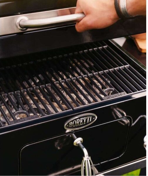 Boretti Carbone 2.0 Faszenes Grill - Kerekekkel - 56x42cm