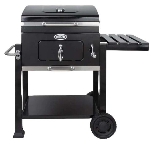 Boretti Carbone 2.0 Faszenes Grill - Kerekekkel - 56x42cm