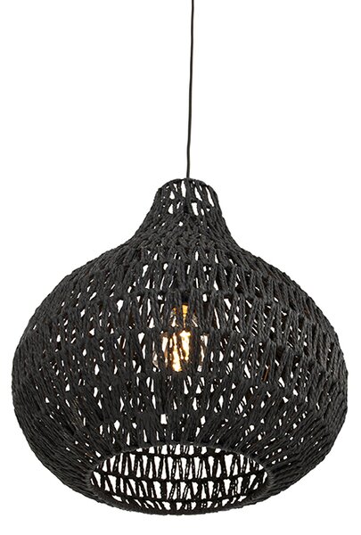 Retro függőlámpa fekete 45 cm - Lina Drop