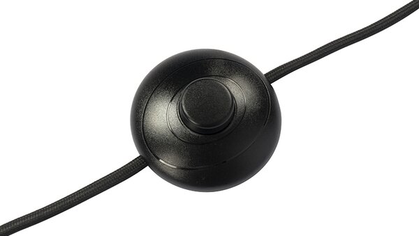Design állólámpa fekete arannyal 3-lámpás állítható - Mesh
