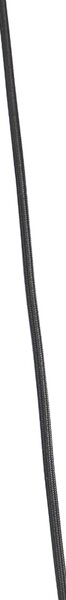 Design lógólámpa fekete borostyánüveggel 3-lámpás 226 cm - Qara